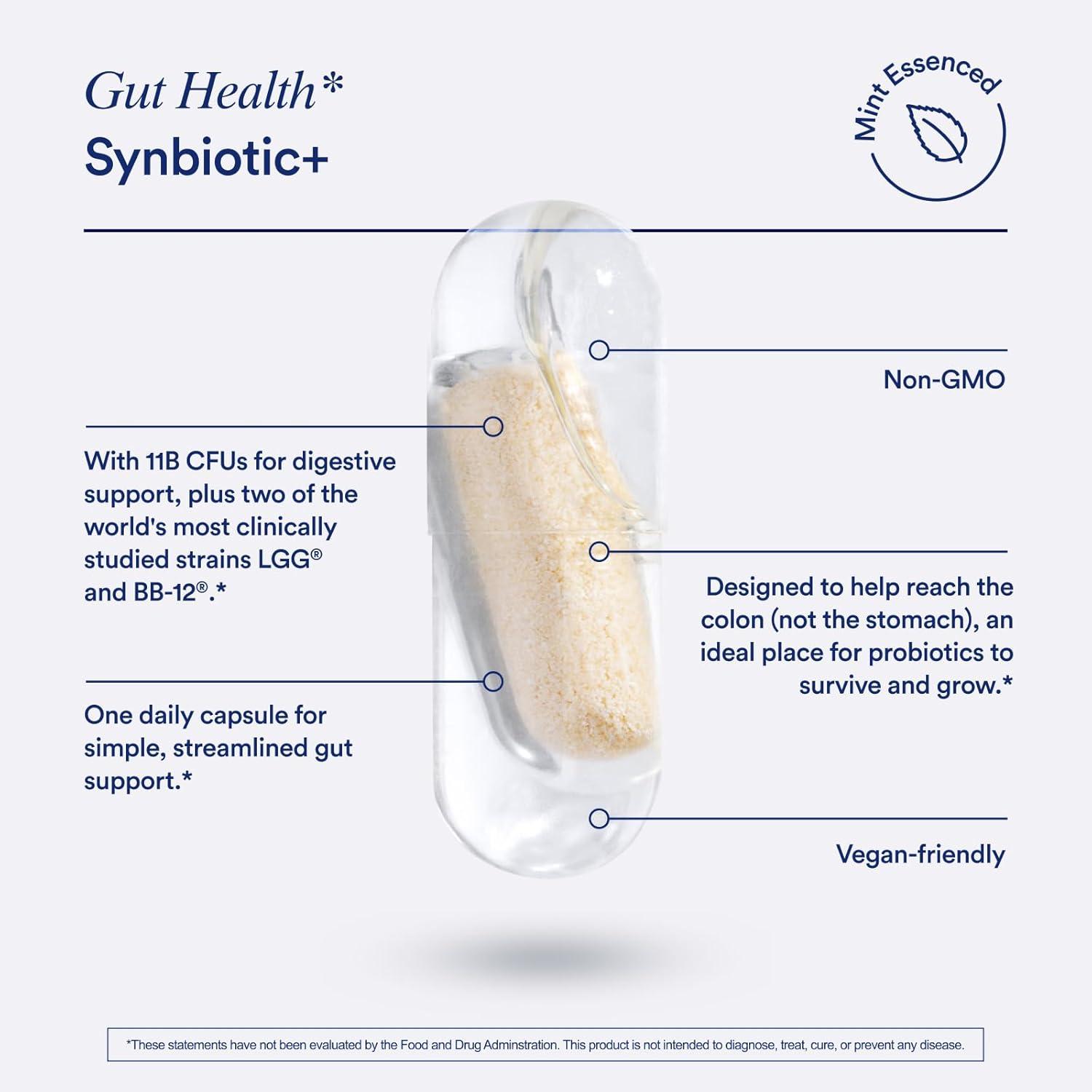 imageRitual Synbiotic Probiotic Gut Health Support and Mens 18 Multivitamin