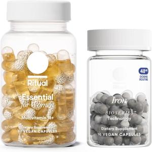 Ritual Blood Support Duo New 48-Hour Iron BioSeries™ and Essential Multivitamin for Women 18+ to Support Foundational Health*, 30 Days Supply